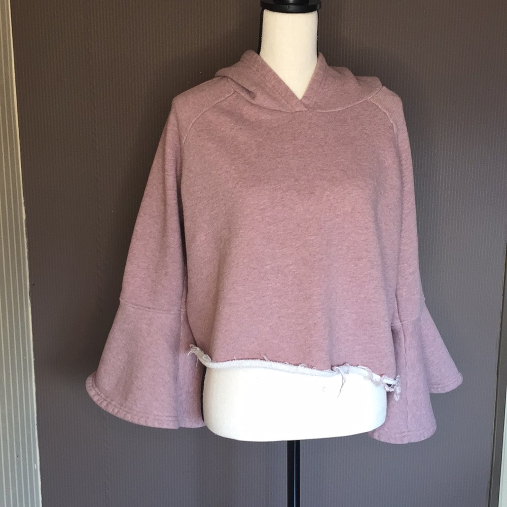 Melrose and‎ market pink hooded sweatshirt size s